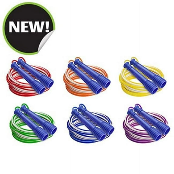 Champion Sports  16 ft. Deluxe XU Jump Rope with Purple Handle - Set of 6
