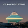 thumbnail image 3 of UFO-Shaped Bluetooth Speaker for Father's Day Gift with LED Lights - Portable Wireless Gift for Dad, Daddy Day Present, Hi-Fi Sound, Blue, 3 of 7