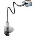 thumbnail image 1 of Soporte SAIJI para cama con cuello de cisne, brazo largo y flexible, negro, 1 of 8