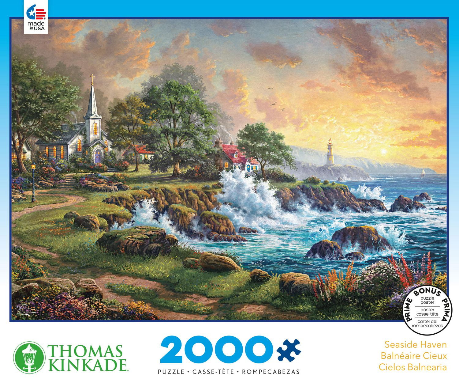 Ceaco - Thomas Kinkade - Seaside Haven - Casse-tête 2000 pièces