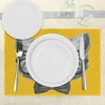 thumbnail image 3 of Ambesonne Animal Place Mats Set of 4, Hipster Kitten Cat, Standard Size, Mustard Grey, 3 of 6