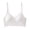 White, variant on Women's U-Back Seamless Bra, Convertible Bras, Low-Back Comfortable Thin Bralette for Summer Black M