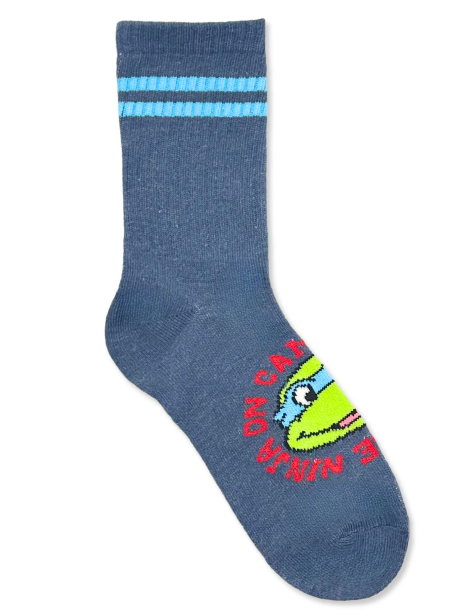 Teenage Mutant Ninja Turtles Boys Mid-Crew Socks, 3-Pack, Sizes S/M-M/L