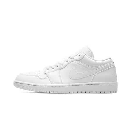 Jordan Mens Air Jordan 1 Low 553558 136 - Size 8 White/White-White