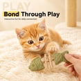 thumbnail image 6 of Catnip and Silvervine Chew, Natural Fishbone Chew Toy for Cats, Fishbone-Shaped Cat Dental Toy for Chewing, Licking, Pawing, Boredom Relief & Enrichment for Cats (2 PCS, Mixed Flavor), 6 of 7