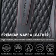 thumbnail image 3 of Coverado Black&RedLine Car Seat Covers Front, Waterproof Faux Leather Auto Seat Protectors with Lumbar Support, Luxury Automotive Interior Accessories Universal Fit Most Cars SUV Trucks, 3 of 5