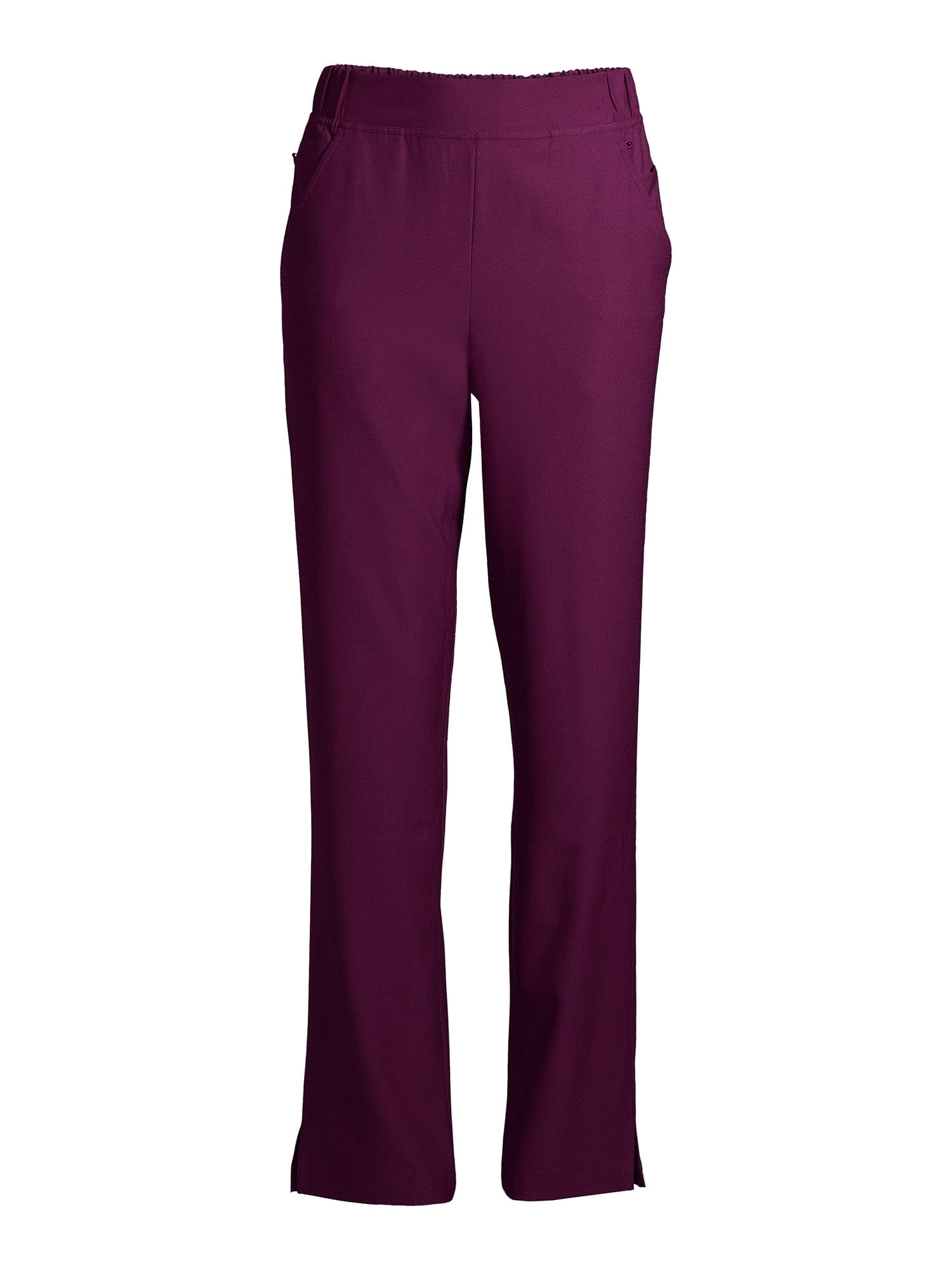 ClimateRight by Cuddl Duds Modern Fit Straight-Leg Flat Front Scrub Pant (Women's and Women's Plus), 1 Count, 1 Pack