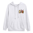 thumbnail image 5 of MHFRRA Sudadera con Capucha y Estampado Gráfico, Informal, Suave y Cómoda, para Uso Diario Blanco, 5 of 5