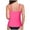 Hot Pink, variant on HNMKIU Womens Tankini Tops Stylish Two Piece Swim Set with Square Neckline and Shorts for Beach Pool and Summer Water Sports Women's Swimwear Army Green,U-Neck_L