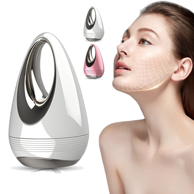 Iumwxz Appareils Domestiques Intelligents Raffermissement du Visage des Yeux et du Cou et Dispositif d'Élimination des Plis Absorption Améliorée Élimination des Plis Portable et Pratique Massage Relaxant Soins à Domicile Rose Cadeau de Fête