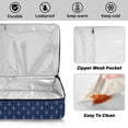 thumbnail image 4 of Iauyy Casserole Carrier for Hot Food Insulated Casserole Travel Carry Bag with Lid Food Warmer Bag for Party/Picnic,White Shape, 4 of 7