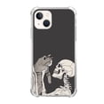 thumbnail image 1 of Skull and Cat Case Compatible with iPhone 14 Plus,Unique Art Design TPU Bumper Cover Case, 1 of 5