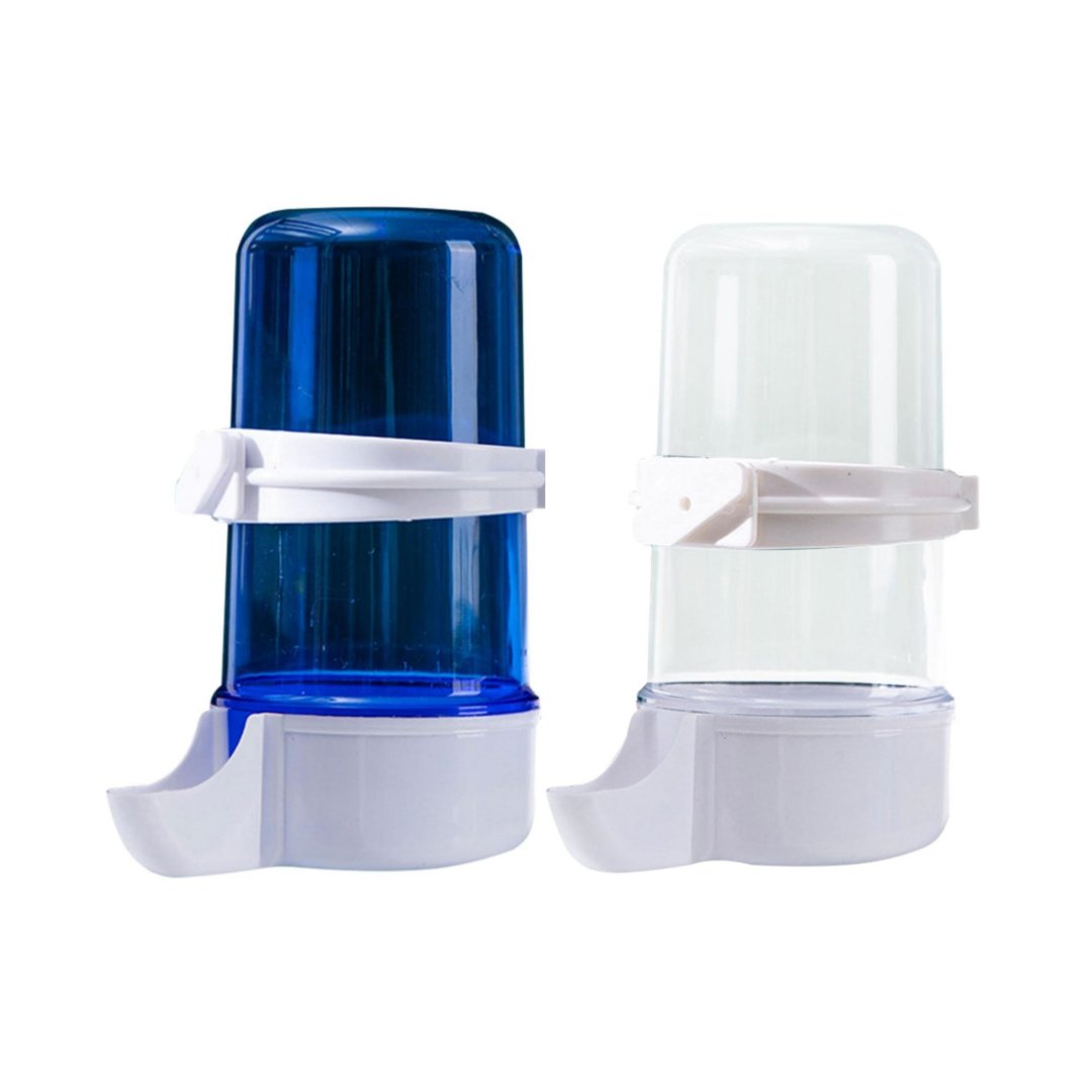 Automatic Bird Water Feeder Dispenser - 16.9Oz, Suspended Cage Mounted, Suitable for Parakeets, Budgies, Lovebirds, Cockatiels (2 Pack)
