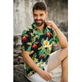 thumbnail image 5 of Men's Hawaiian Shirt Short Sleeve Button Down Casual Beach Aloha Shirts, 5 of 7