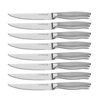 HENCKELS Modernist Steak Knife Set of 8, Silver, Stainless Steel