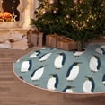thumbnail image 5 of Sikiie Penguin Nativity Christmas Tree Skirt, Jesus Christian Winter Holiday Tree Mat Decoration(30-48IN)36", 5 of 6