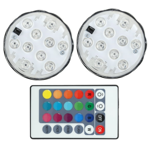 Swimming Pool Light, LED Colorful Underwater Light, Fish Tank for Parks Fountain Swimming Pool Glass Vase