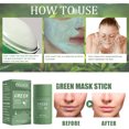 EELHOE green tea solid mask deep cleansing hydrating mask stick shrink