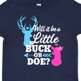 thumbnail image 4 of Inktastic Gender Reveal Will It Be a Little Buck or Doe? Girls Toddler T-Shirt, 4 of 5