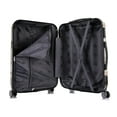 thumbnail image 5 of InUSA Print 3-Piece Hardside Luggage Sets with Spinner Wheels, Handle, Trolley, (20"/24"/28"), Paris, 5 of 10