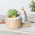 thumbnail image 4 of RubrumRosa Home Garden Office Desktop Decoration  Cute Cartoon Animals Designed Flower Pot/Plant Pots/Planter/Container (Plants Not Included) YJ, 4 of 7