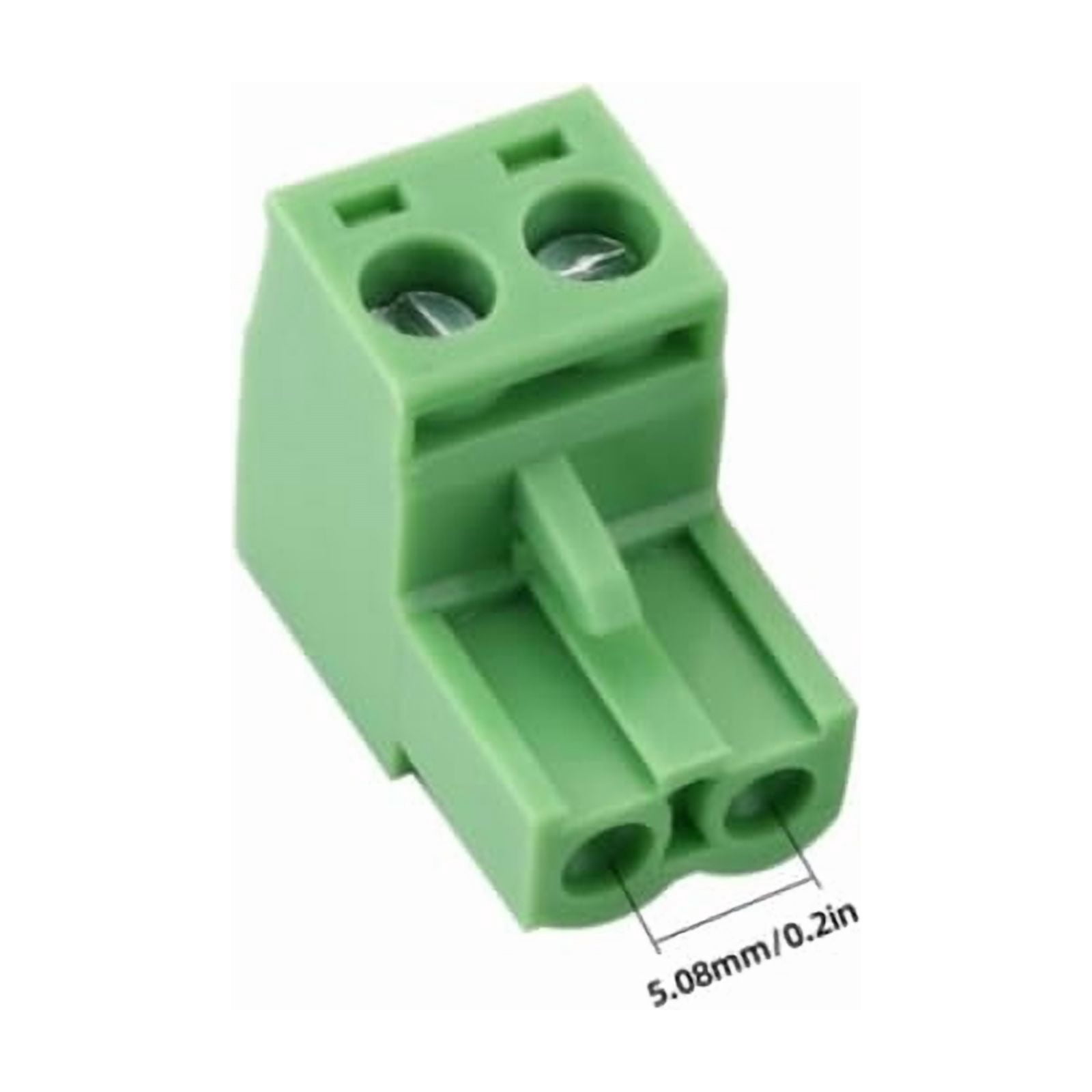 Rochefort 10-pack 2-pin 5.08mm pitch male and female screw terminal block