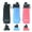 3PK Black-Blue-Red, variant on BEQU 3Pack 750ml/25 Fl Oz Foldable Silicone Water Bottle, Reusable, BPA Free, Dishwasher-Safe, Sports bottle for Travel Gym Camping Hiking, Portable, Leak Proof (3PK MC1)