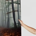 thumbnail image 3 of Fenyluxe Trees, Leaves, Fog Pretty Shower Curtain 100% Polyester Bathroom Decor Washable with Hooks 69x72, 3 of 7