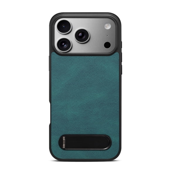 Allytechgroup for iPhone 17 Pro Max Back Cover Case with Kickstand, Magnetic Shock-Absorbent Support Wireless Charging Non-Slip Kickstand Shcokproof Bumper for Apple iPhone 17 Pro Max, Blue