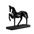 thumbnail image 3 of Figura de caballo, escultura animal, decoración del hogar, adorno artístico, artesanía decorativa de caballo negro, 3 of 9