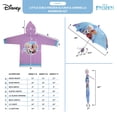 thumbnail image 6 of Disney Kids Umbrella and Slicker, Frozen Toddler Girl Rain Wear Set, for Ages 4-5, 6 of 7