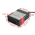 thumbnail image 3 of STC-3028 Dual LED Temperature Humidity Controller DC12V Digital Thermostat, 3 of 12