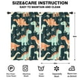 thumbnail image 2 of Blackout Kids Curtains,Cute Dinosaur Pattern Childrens Insulated Curtains Set Of 2,Bedroom Essentials,Toddler Room Decor 52x84in(132x213cm), 2 of 4