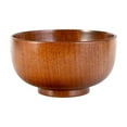 thumbnail image 2 of Wooden Bowl Wood Rice Bowls Tableware for Kitchen Food Storage Multiple Sizes, 2 of 8