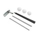 thumbnail image 1 of Putter de Golf telescópico, Putter de viaje de Golf, varilla de empuje de Golf plegada de 3 secciones con 3 pelotas de Golf para entusiastas del De un solo lado, 1 of 9