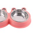 thumbnail image 5 of Alimentador de agua para comida para perros, platos de alimentación elevados dobles, cuenco para gatos, alimentador para gatos, 5 of 5