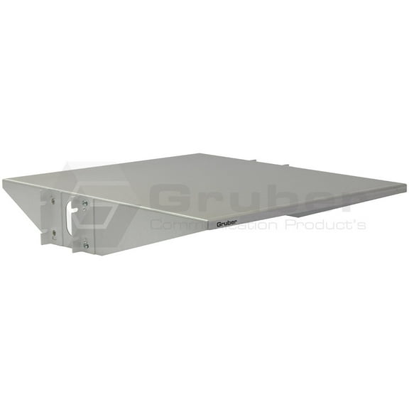 2U - 19" Deep Aluminum Cantilever Shelf (Center Mount)