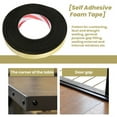 thumbnail image 4 of 5m Black Single Sided Self Adhesive Foam Tape Closed Cell 20mm Wide x 3mm Thick, 4 of 7