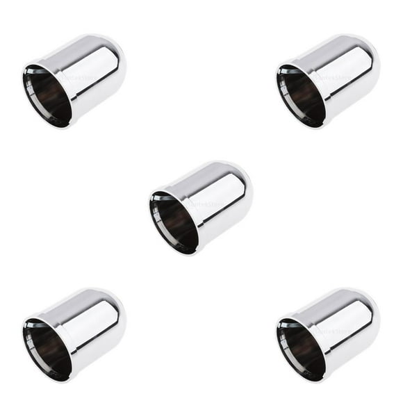 funtasica 5x Chrome 2 Inch Towing Ball Cover Hitch Tow Bar Caps for Car Trailer Camper