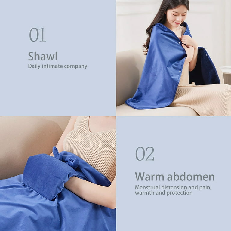 Knot Blanket Electric Heating Neck And Shoulder Heating Pad Electric Heating  Vest Heating Shawl Electric Blanket Clue Blanket - Walmart.com