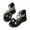 v#56Black135, variant on Kids Girls Sandals Lace & Metal Ornament Adjustable Bead Ankle Strap Gladiator Medium Width Non- Thick Mid Heel For Play Sports Soft Footwear,Red,8-9 Years