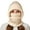Beige, variant on Hats Bomber Hat Womens Mens Autumn Winter Scarf Hat Polyester Cotton Knit Hat