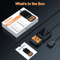 thumbnail image 4 of HOMPOW V520 OBD2 Scanner Bluetooth Car Code Reader, Check Engine Light Diagnostic Tool for All Cars Since 1996, Read & Clear Codes, Live Data, Battery Voltage Test, Plug & Play Auto Scanner, 4 of 10