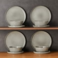 thumbnail image 2 of Malacasa Dinnerware Sets, Stoneware Plates and Bowls Set, Tableware Dishwasher Microwave Safe, Serves For 4 people, Caramel color, 2 of 8