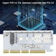 thumbnail image 3 of Tarjeta Adaptadora PCIe a NVMe 64 Gbps ANGGREK para 2230 2242 2260 2280 SSD Protocolo M2 NVMe, 3 of 8