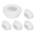 thumbnail image 1 of Uxcell 5-Pack 1.14 Inch Drill Hole, 0.75 Inch ID Grommets de Caucho de Silicona para Cableado, Tapones de Agujero, Escritorio, Tubería de Agua, Hidropónico, Riego [Blanco], 1 of 1