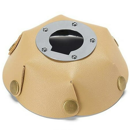 

Ameiqe Camping Leather Lampshade Floor Leather Light Cover Replacement Light Shade(Khaki)