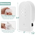 thumbnail image 2 of Flying Insect Trap Indoor, 365nm Plug-in Bug Light Catcher with 5 Reversible Sticky Pads for Mosquitos, Moths, Fruit Flies, Gnats - Fly Home & Office, 2 of 5