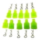 thumbnail image 1 of 10 clips para carrocería de coche RC con pasadores R y 10 pestañas para modelos SCX24 1/24 1/18 RC. Verde, 1 of 4