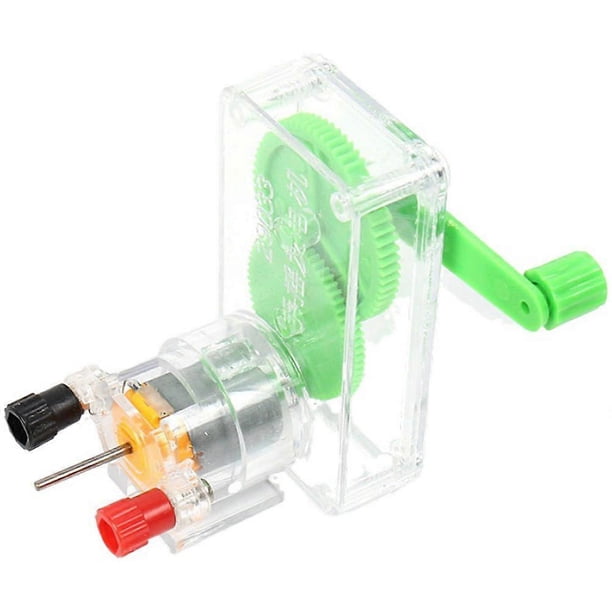 Hand Crank Generator Science Kit for Students DIY Physics Experiment Tool for School Learning and Discovery